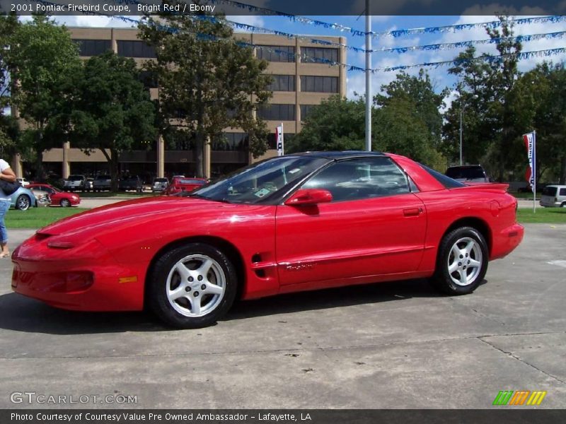 Bright Red / Ebony 2001 Pontiac Firebird Coupe