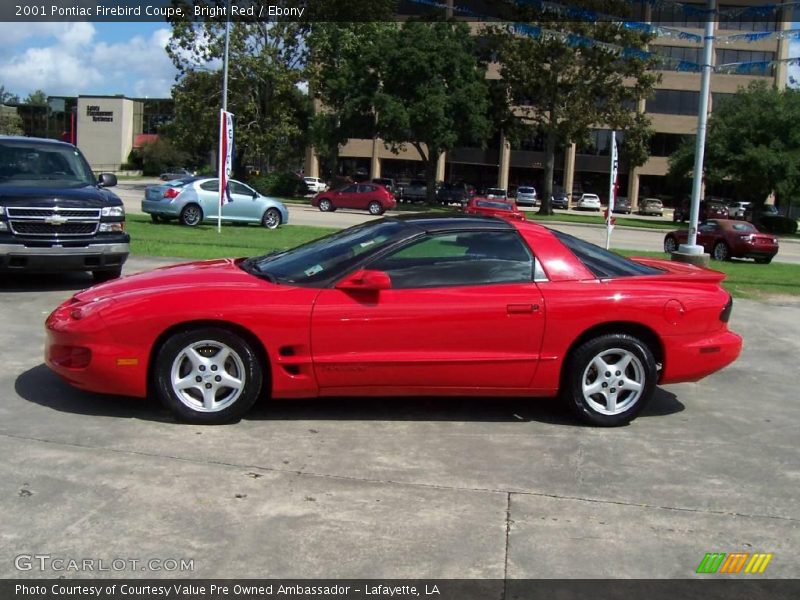 Bright Red / Ebony 2001 Pontiac Firebird Coupe
