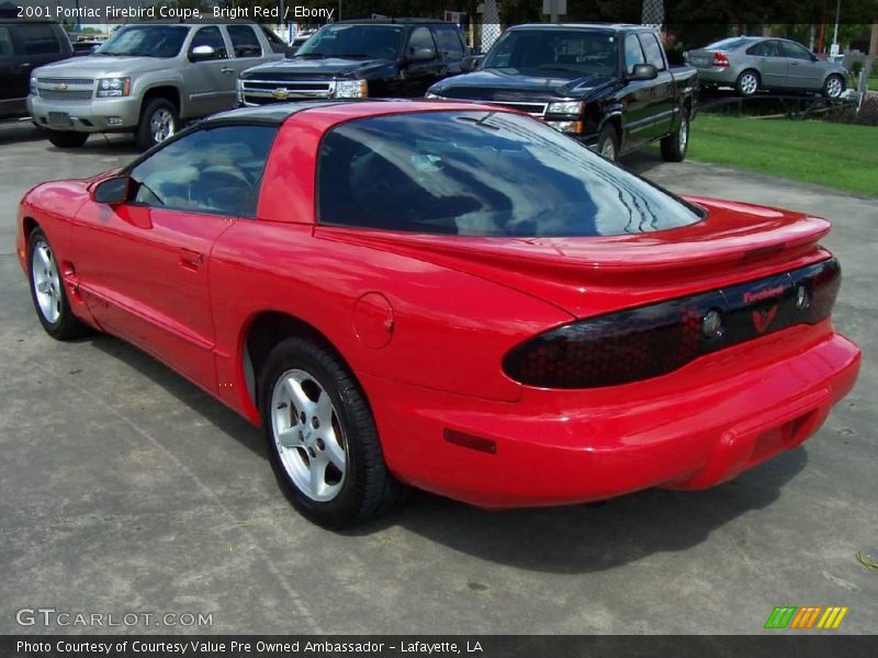 Bright Red / Ebony 2001 Pontiac Firebird Coupe