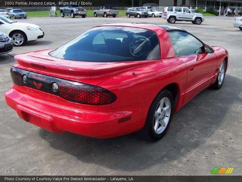 Bright Red / Ebony 2001 Pontiac Firebird Coupe