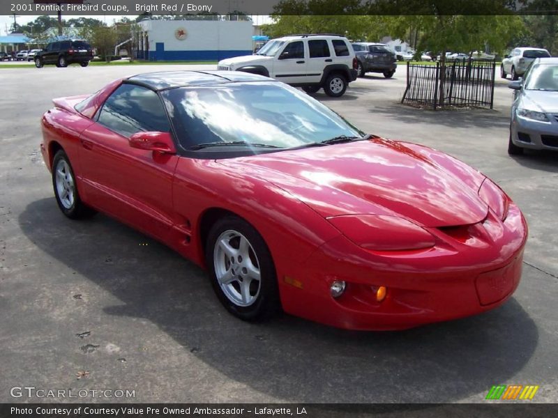 Bright Red / Ebony 2001 Pontiac Firebird Coupe