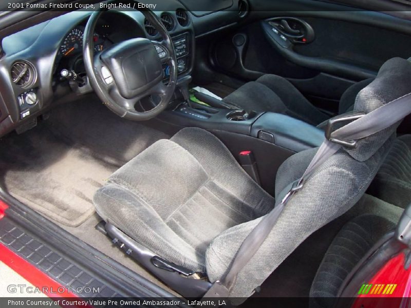 Bright Red / Ebony 2001 Pontiac Firebird Coupe