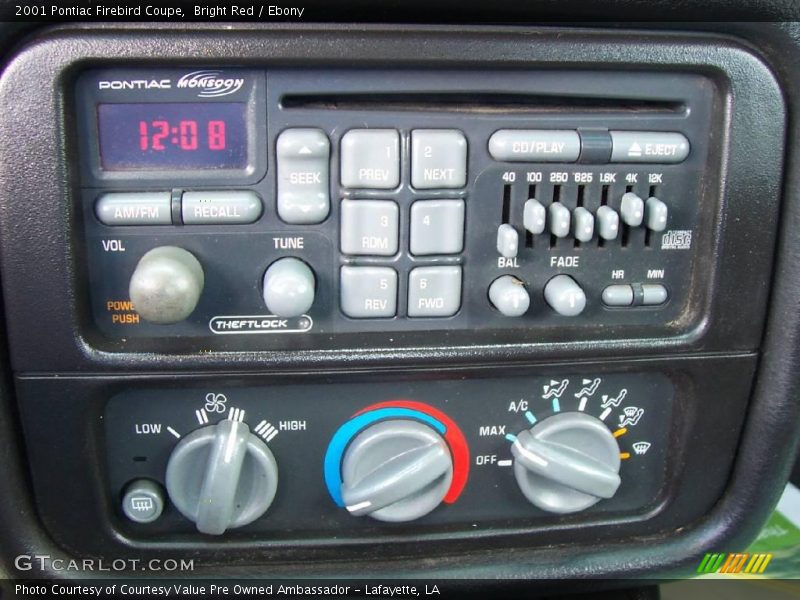 Bright Red / Ebony 2001 Pontiac Firebird Coupe