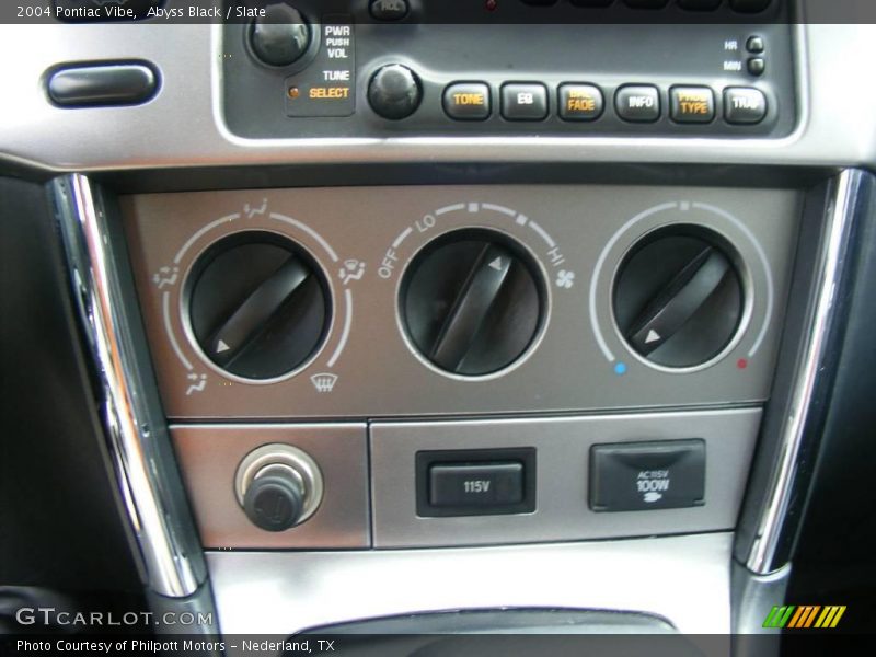 Abyss Black / Slate 2004 Pontiac Vibe