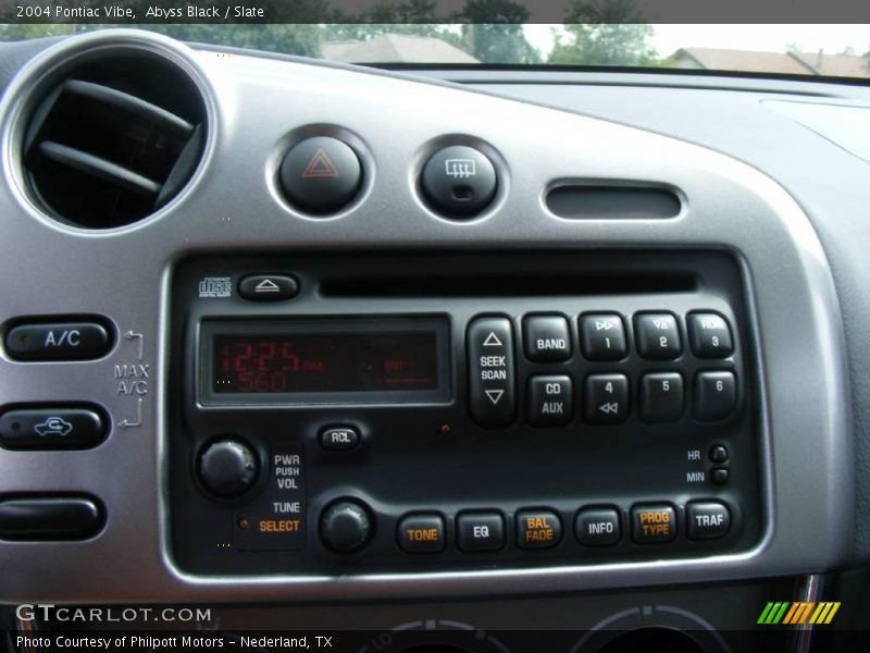 Abyss Black / Slate 2004 Pontiac Vibe