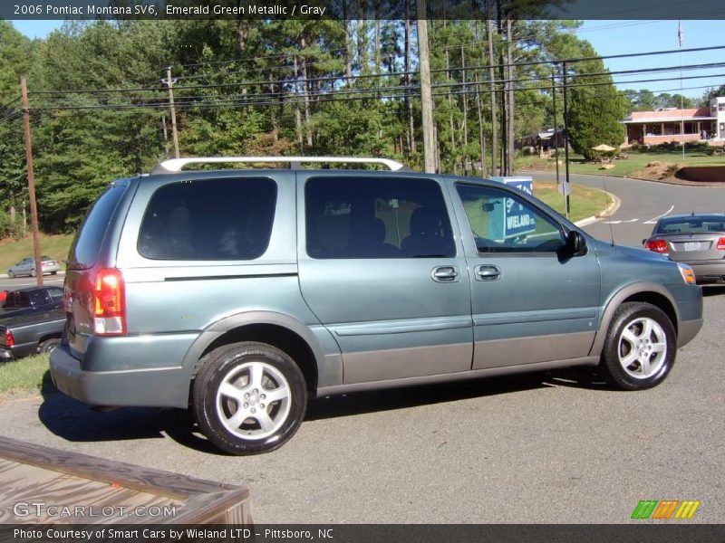 Emerald Green Metallic / Gray 2006 Pontiac Montana SV6