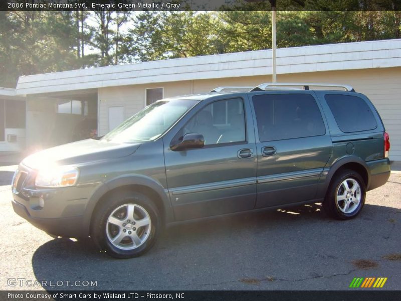 Emerald Green Metallic / Gray 2006 Pontiac Montana SV6