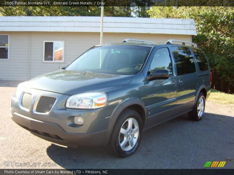 Emerald Green Metallic / Gray 2006 Pontiac Montana SV6