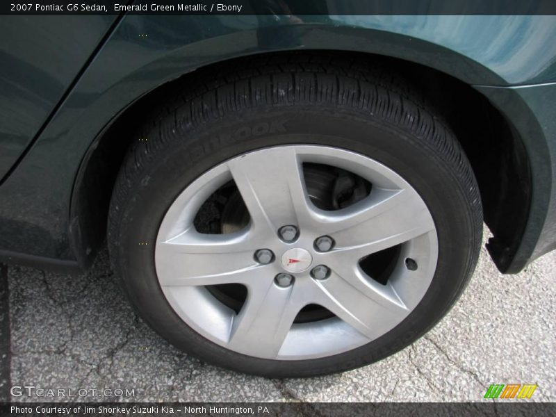 Emerald Green Metallic / Ebony 2007 Pontiac G6 Sedan