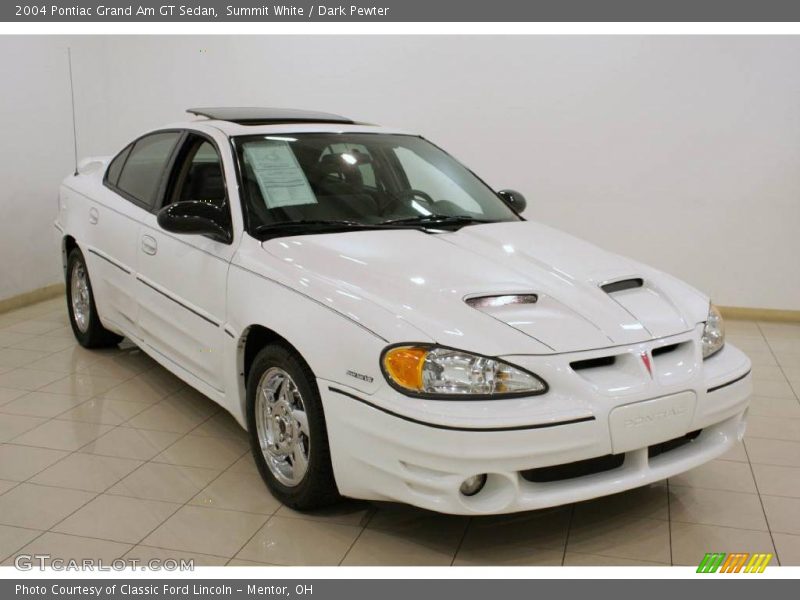 Summit White / Dark Pewter 2004 Pontiac Grand Am GT Sedan