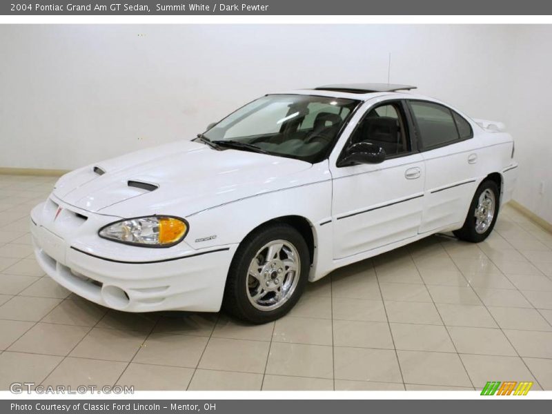 Summit White / Dark Pewter 2004 Pontiac Grand Am GT Sedan