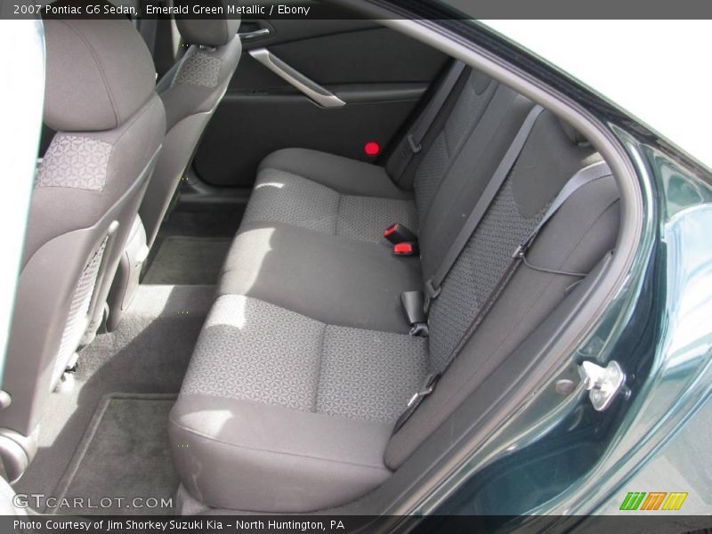 Emerald Green Metallic / Ebony 2007 Pontiac G6 Sedan