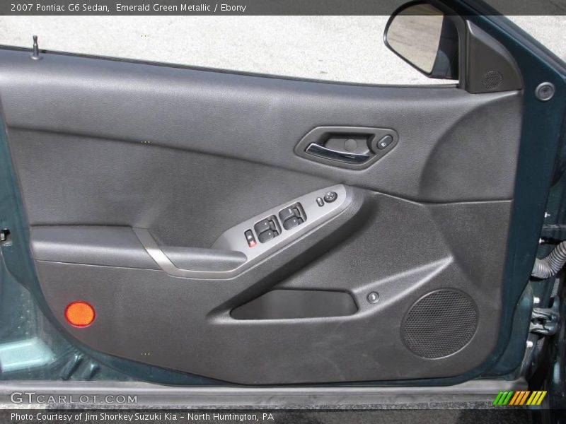 Emerald Green Metallic / Ebony 2007 Pontiac G6 Sedan
