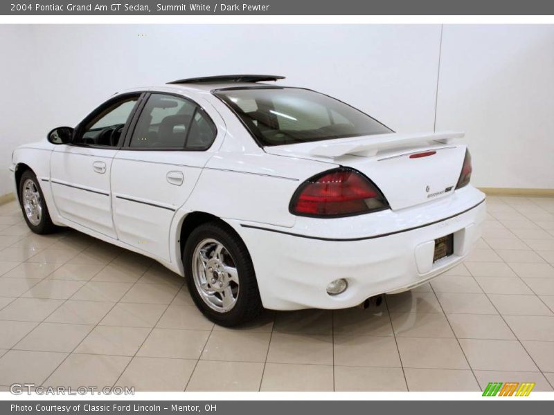 Summit White / Dark Pewter 2004 Pontiac Grand Am GT Sedan
