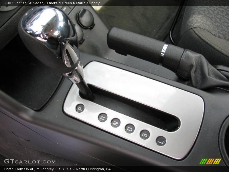 Emerald Green Metallic / Ebony 2007 Pontiac G6 Sedan
