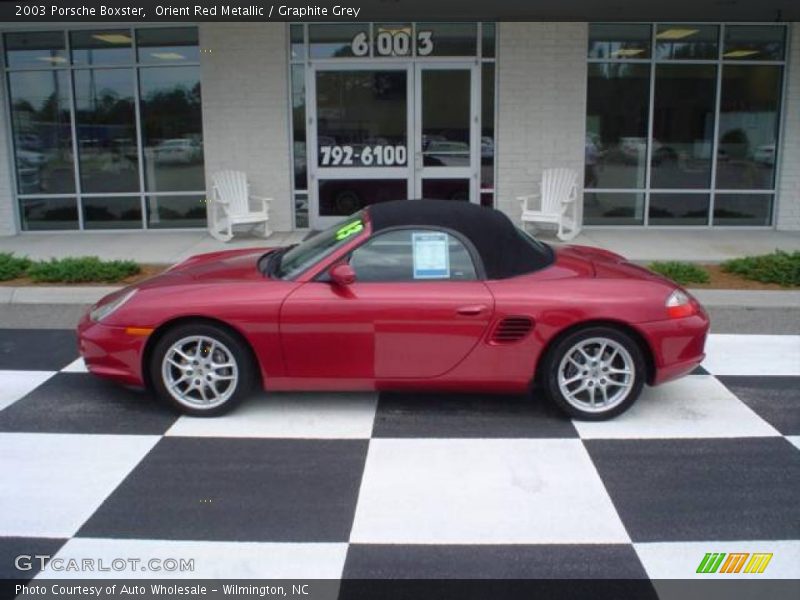 Orient Red Metallic / Graphite Grey 2003 Porsche Boxster