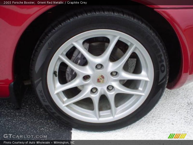 Orient Red Metallic / Graphite Grey 2003 Porsche Boxster