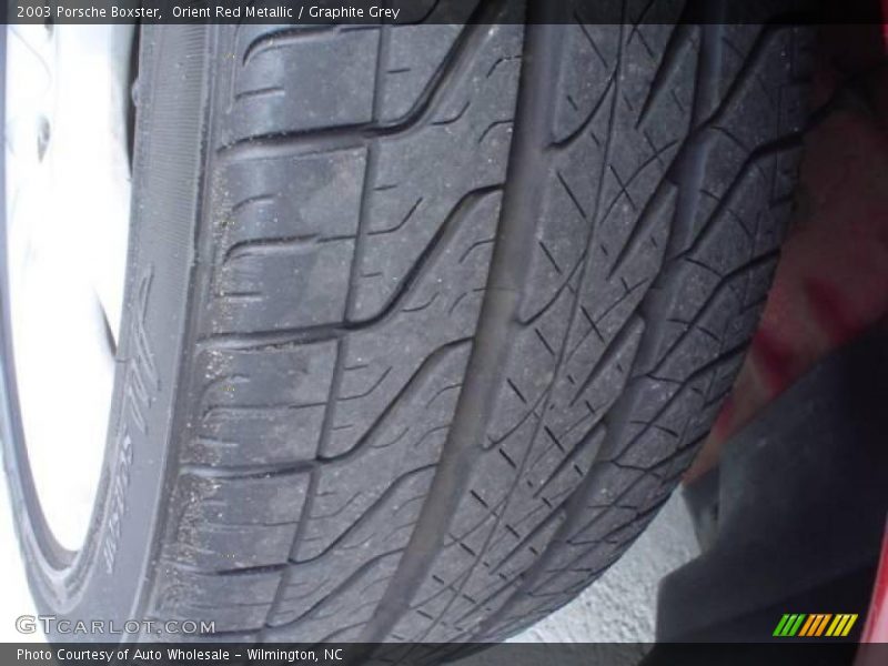 Orient Red Metallic / Graphite Grey 2003 Porsche Boxster