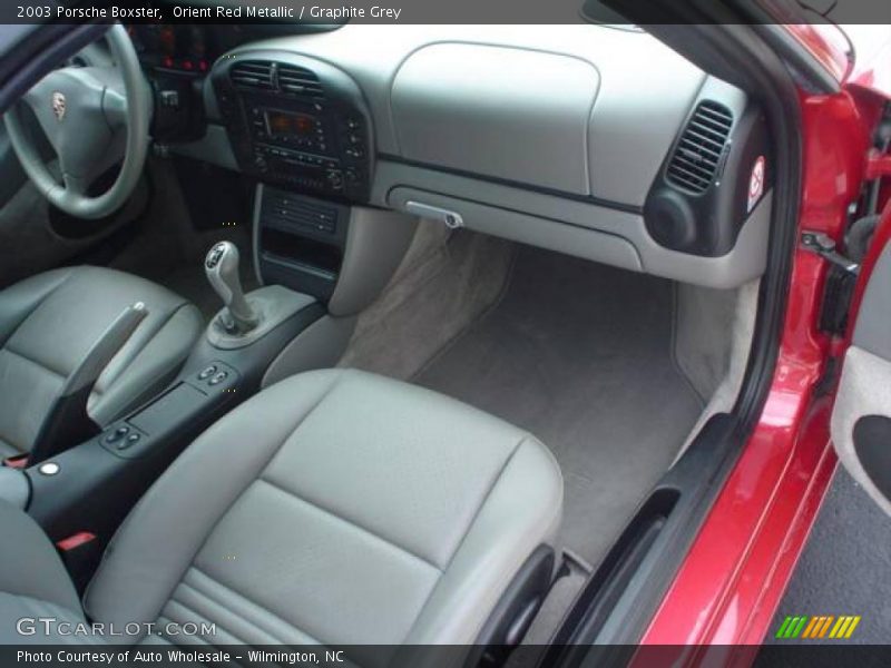 Orient Red Metallic / Graphite Grey 2003 Porsche Boxster