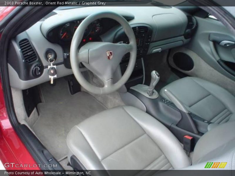 Orient Red Metallic / Graphite Grey 2003 Porsche Boxster