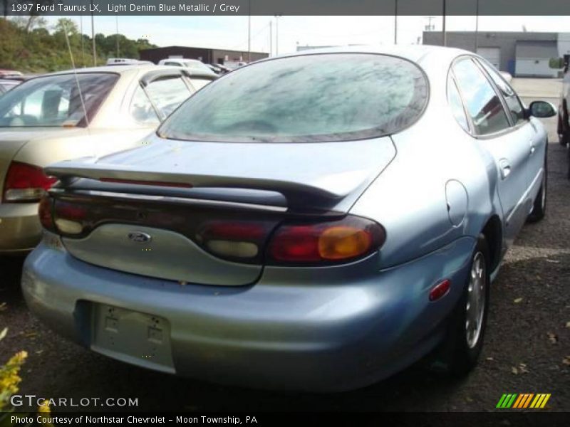 Light Denim Blue Metallic / Grey 1997 Ford Taurus LX