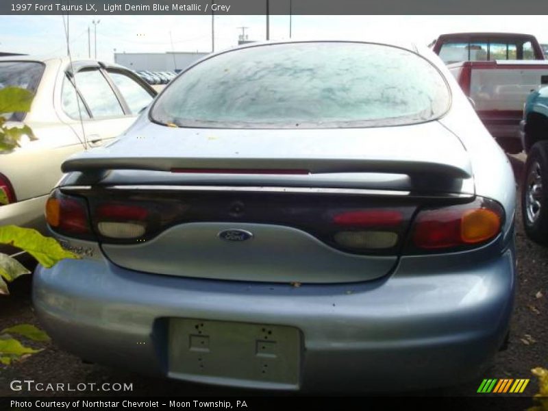 Light Denim Blue Metallic / Grey 1997 Ford Taurus LX