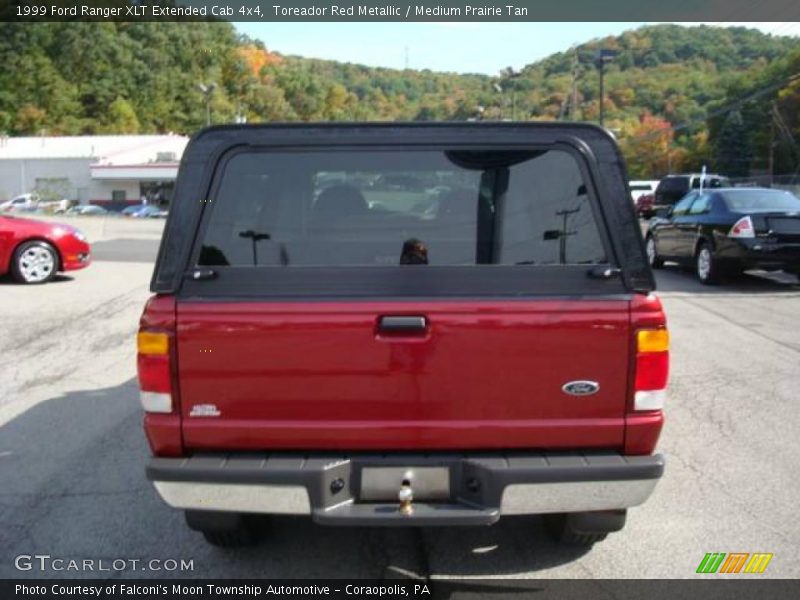 Toreador Red Metallic / Medium Prairie Tan 1999 Ford Ranger XLT Extended Cab 4x4