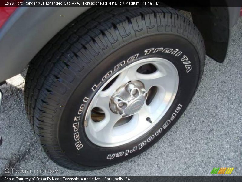 Toreador Red Metallic / Medium Prairie Tan 1999 Ford Ranger XLT Extended Cab 4x4