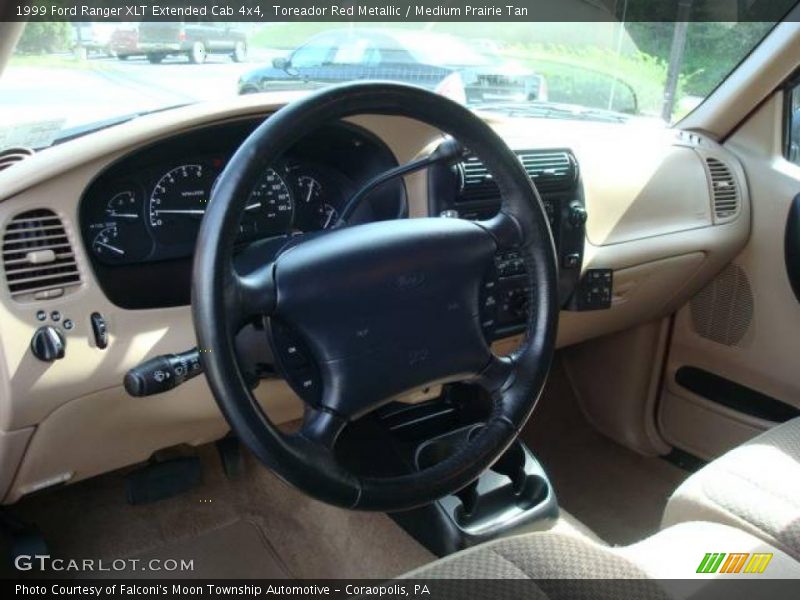 Toreador Red Metallic / Medium Prairie Tan 1999 Ford Ranger XLT Extended Cab 4x4