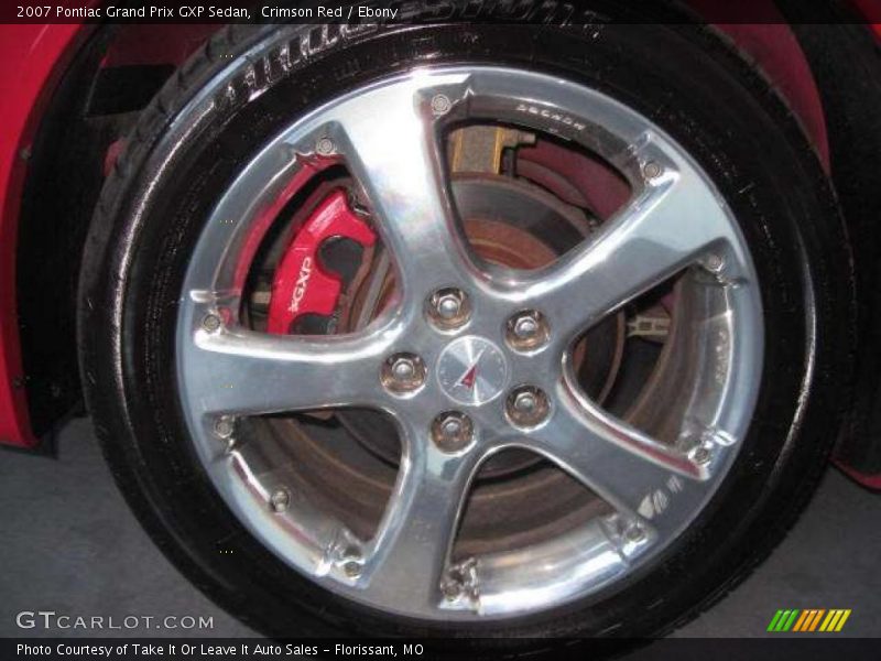 Crimson Red / Ebony 2007 Pontiac Grand Prix GXP Sedan