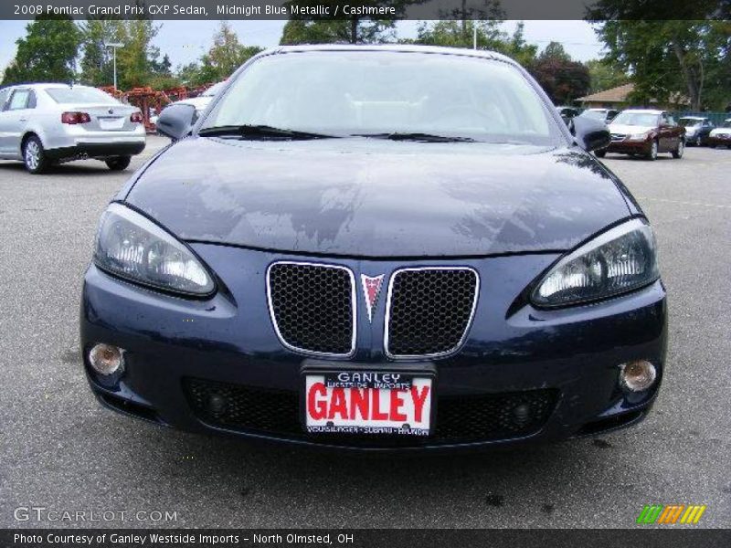 Midnight Blue Metallic / Cashmere 2008 Pontiac Grand Prix GXP Sedan