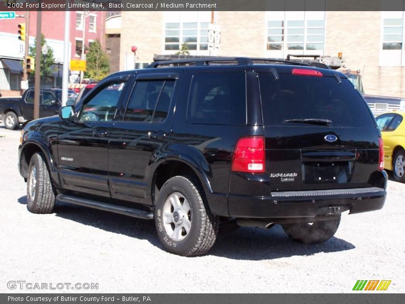 Black Clearcoat / Medium Parchment 2002 Ford Explorer Limited 4x4