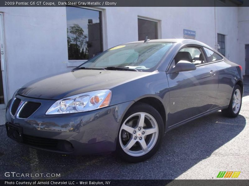 Dark Steel Gray Metallic / Ebony 2009 Pontiac G6 GT Coupe