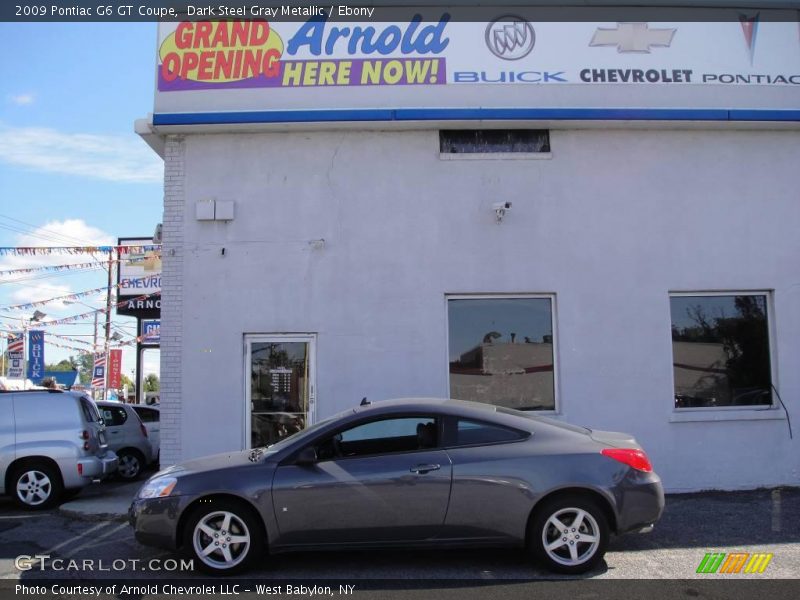 Dark Steel Gray Metallic / Ebony 2009 Pontiac G6 GT Coupe