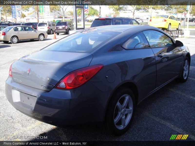 Dark Steel Gray Metallic / Ebony 2009 Pontiac G6 GT Coupe