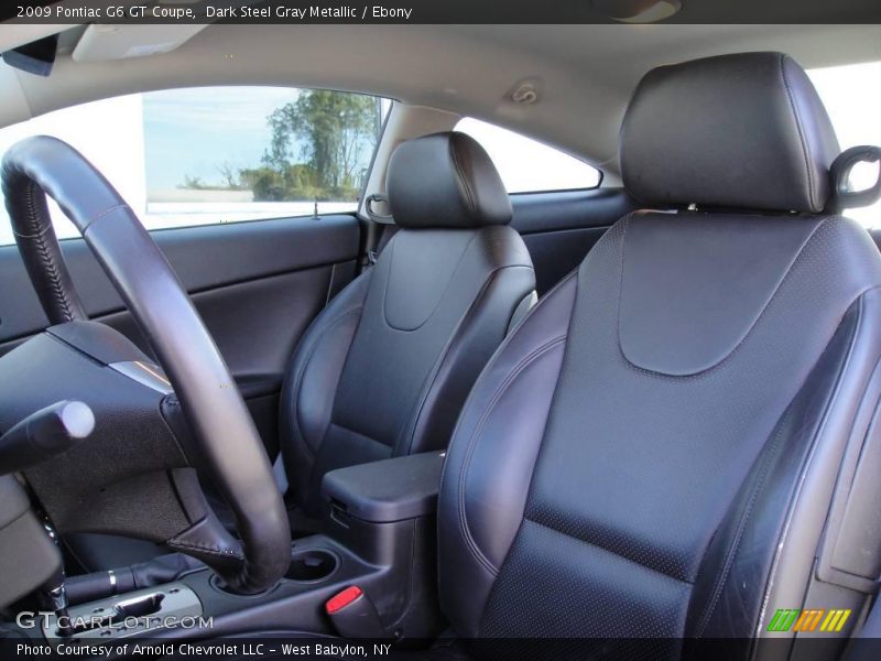 Dark Steel Gray Metallic / Ebony 2009 Pontiac G6 GT Coupe