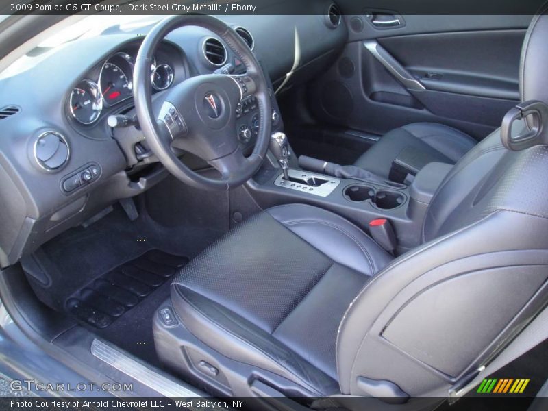 Dark Steel Gray Metallic / Ebony 2009 Pontiac G6 GT Coupe