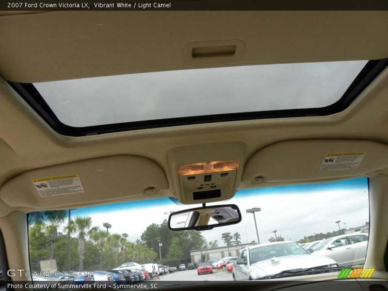 Vibrant White / Light Camel 2007 Ford Crown Victoria LX