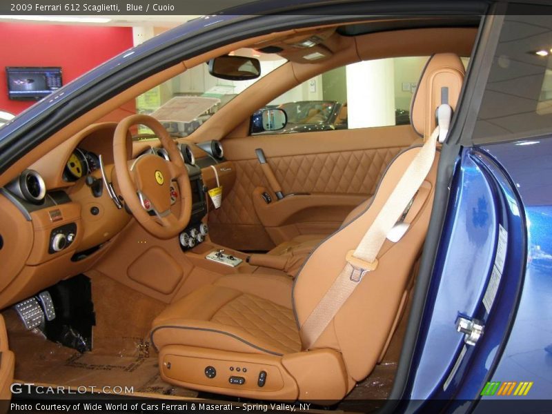  2009 612 Scaglietti  Cuoio Interior