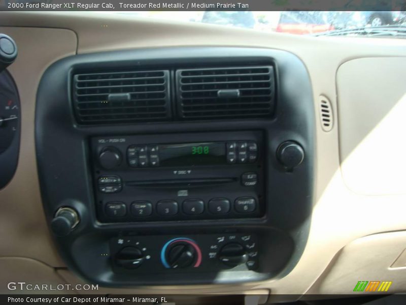 Toreador Red Metallic / Medium Prairie Tan 2000 Ford Ranger XLT Regular Cab