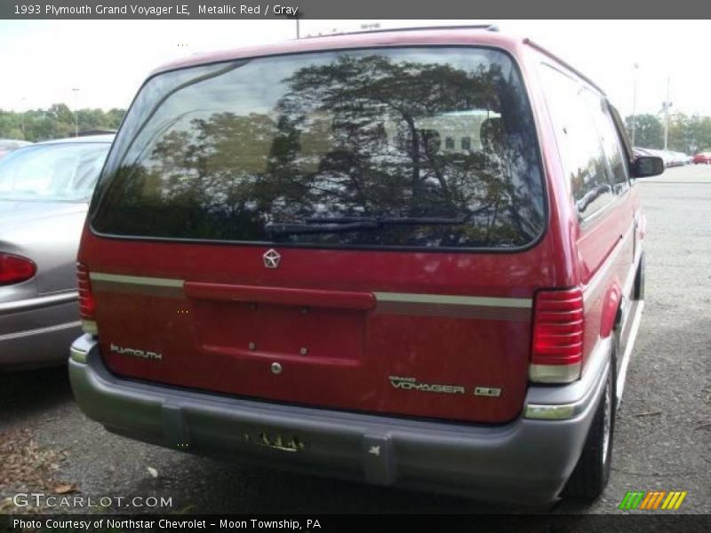 Metallic Red / Gray 1993 Plymouth Grand Voyager LE