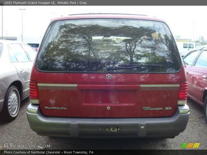Metallic Red / Gray 1993 Plymouth Grand Voyager LE