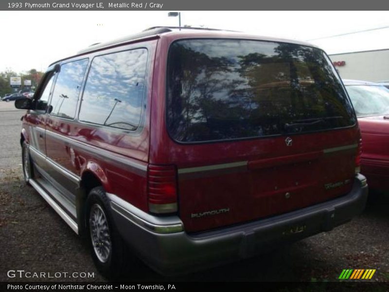 Metallic Red / Gray 1993 Plymouth Grand Voyager LE