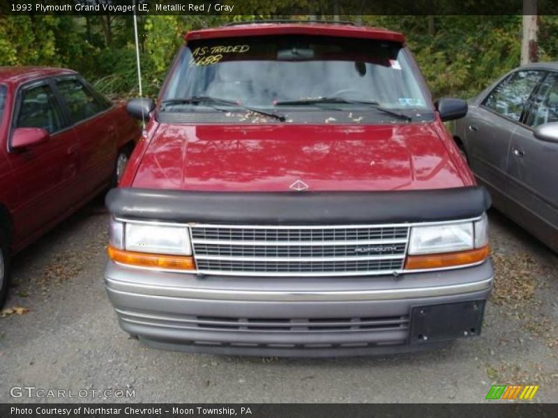 Metallic Red / Gray 1993 Plymouth Grand Voyager LE