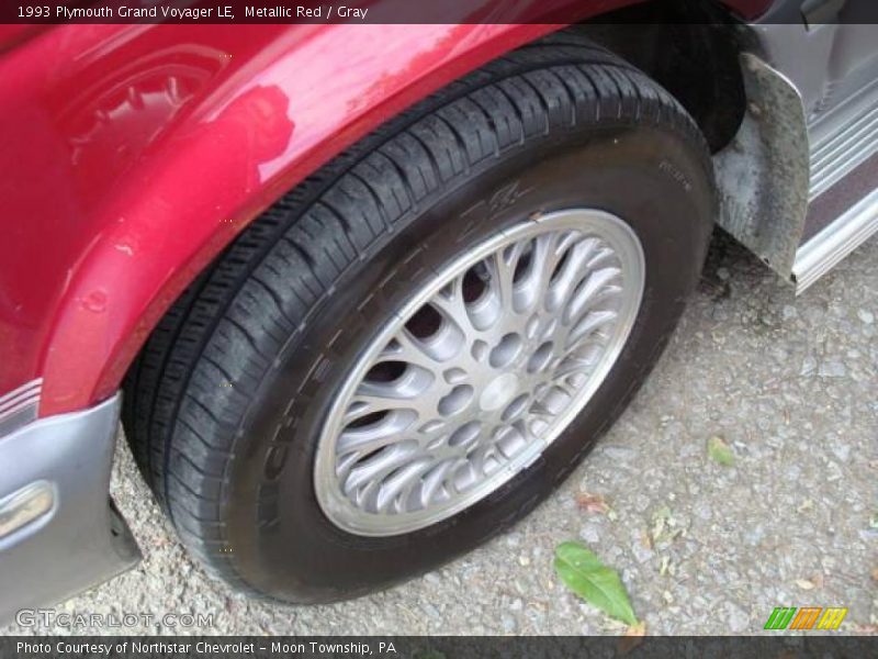 Metallic Red / Gray 1993 Plymouth Grand Voyager LE