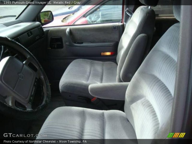 Metallic Red / Gray 1993 Plymouth Grand Voyager LE