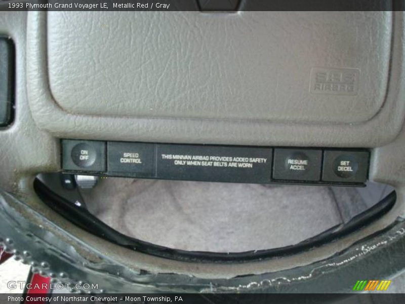 Metallic Red / Gray 1993 Plymouth Grand Voyager LE
