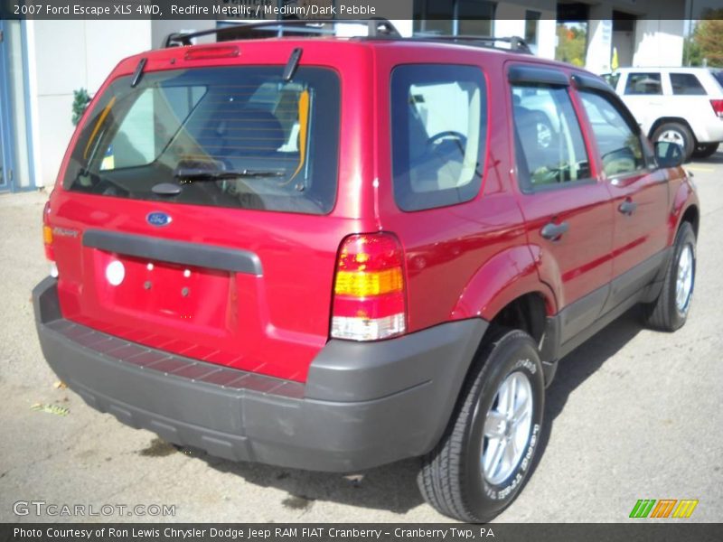 Redfire Metallic / Medium/Dark Pebble 2007 Ford Escape XLS 4WD