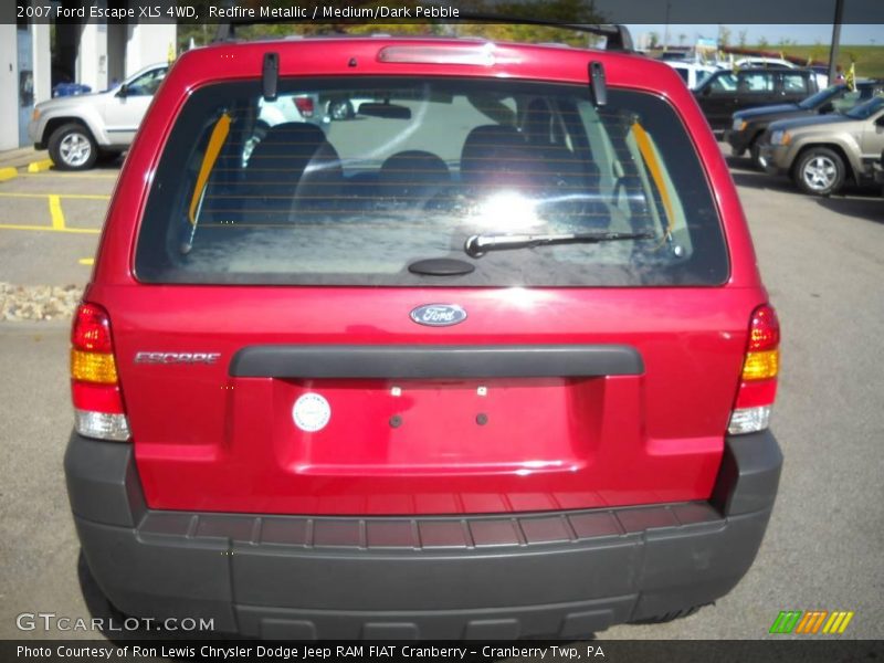 Redfire Metallic / Medium/Dark Pebble 2007 Ford Escape XLS 4WD