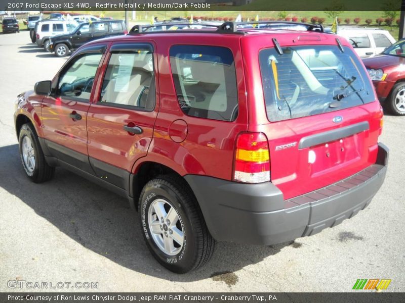 Redfire Metallic / Medium/Dark Pebble 2007 Ford Escape XLS 4WD